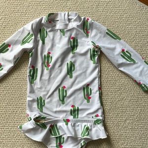 Shade Critters Rash Guard Set in Cactus print